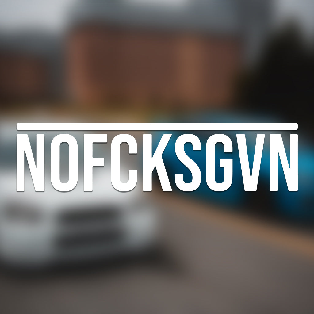 stiker лепенка за кола надпис no fucks given тунинг стъкло текст