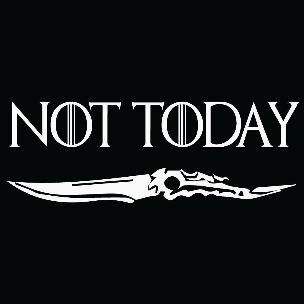 Стикер за автомобил - Not Today - Откачен.Бе