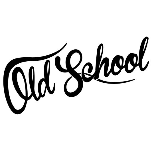 Стикер за автомобил - Old School - Откачен.Бе