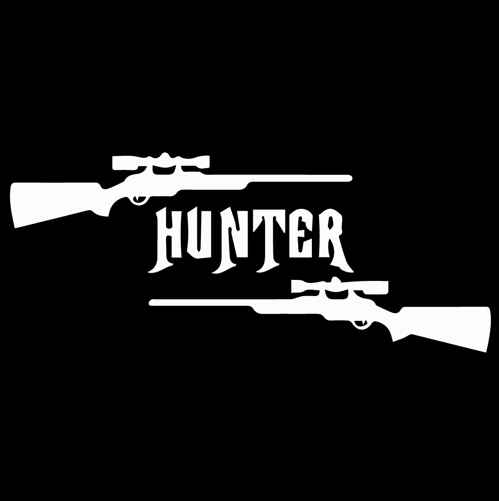 Стикер за автомобил - Optic Hunting Rifles - Откачен.Бе