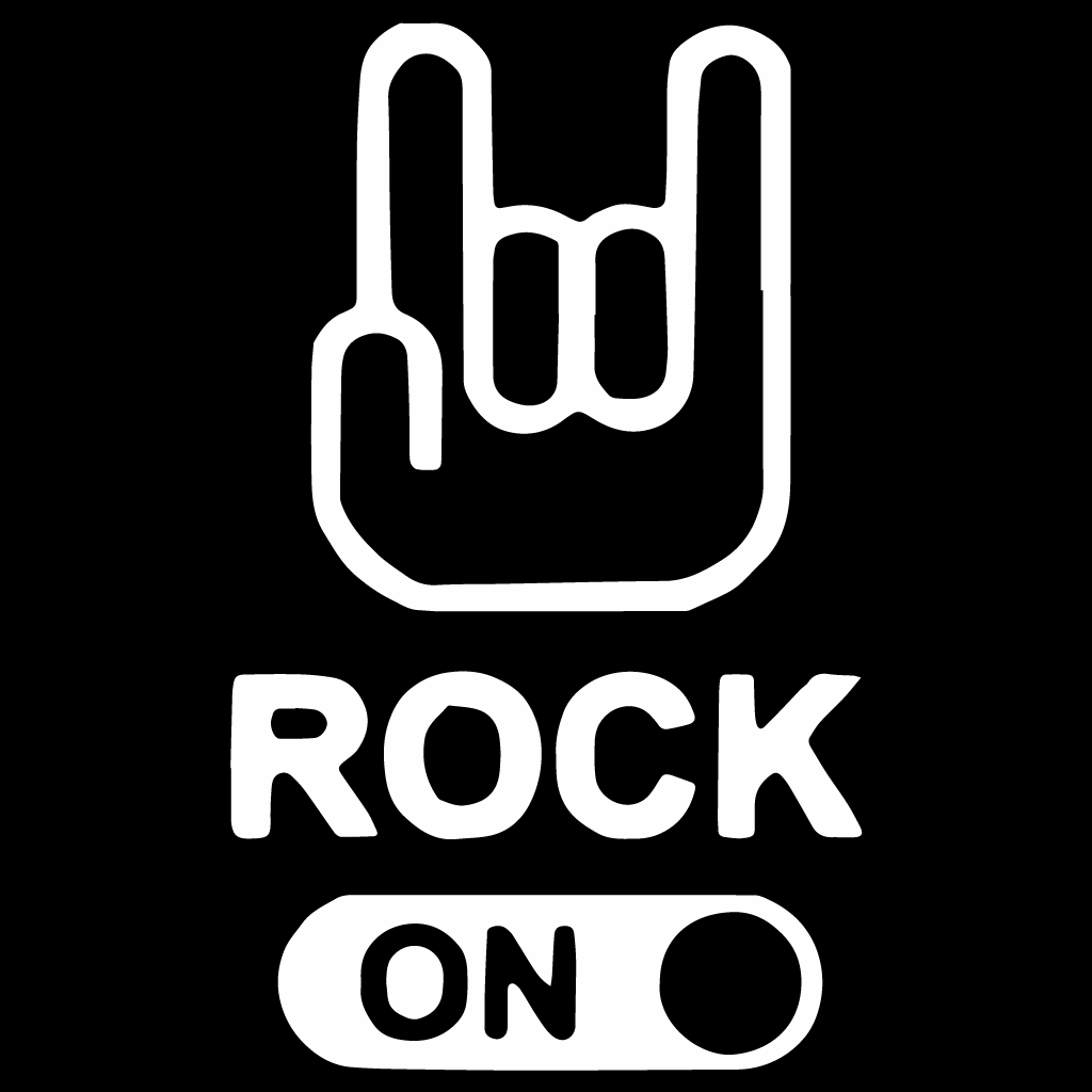 Стикер за автомобил - Rock On - Откачен.Бе