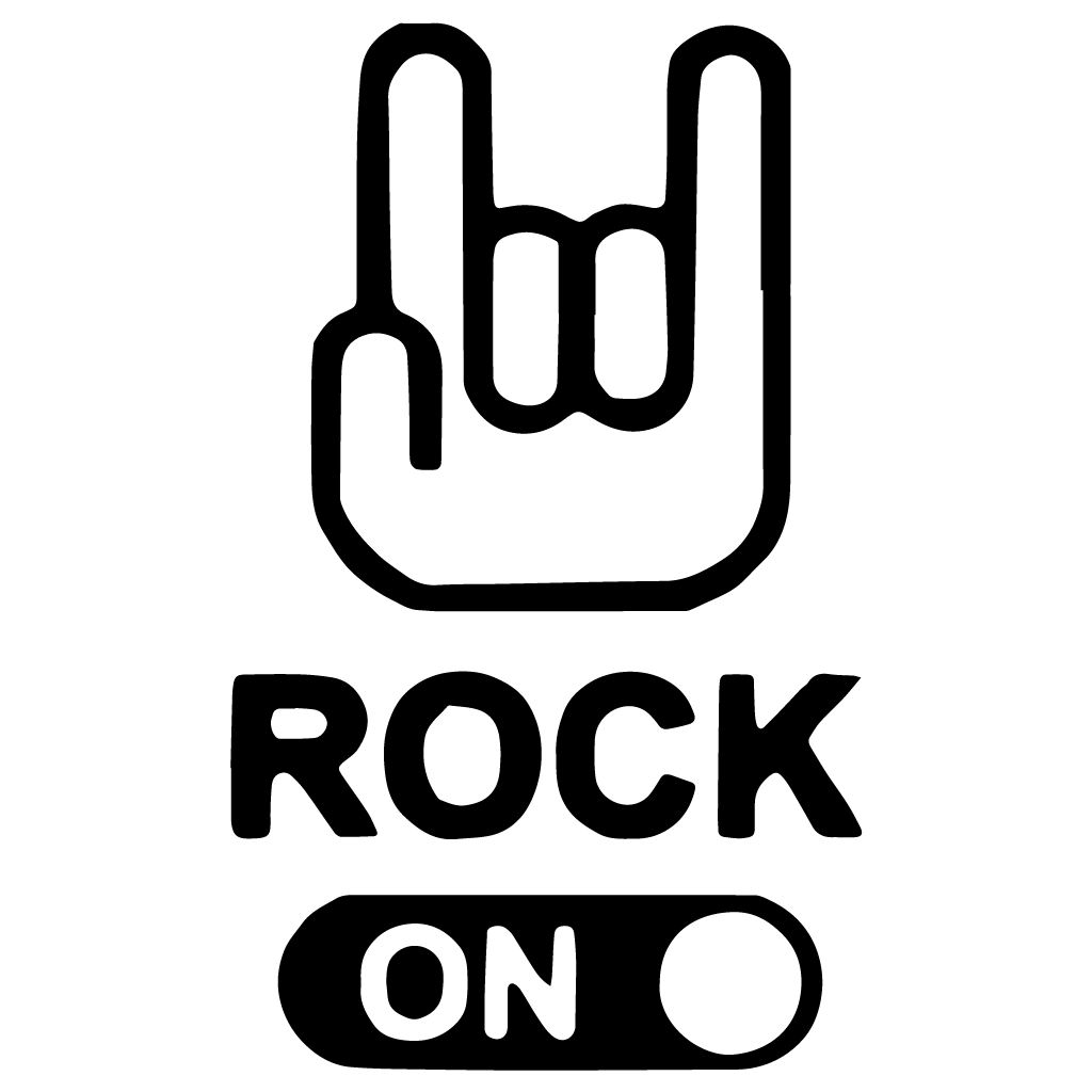 Стикер за автомобил - Rock On - Откачен.Бе