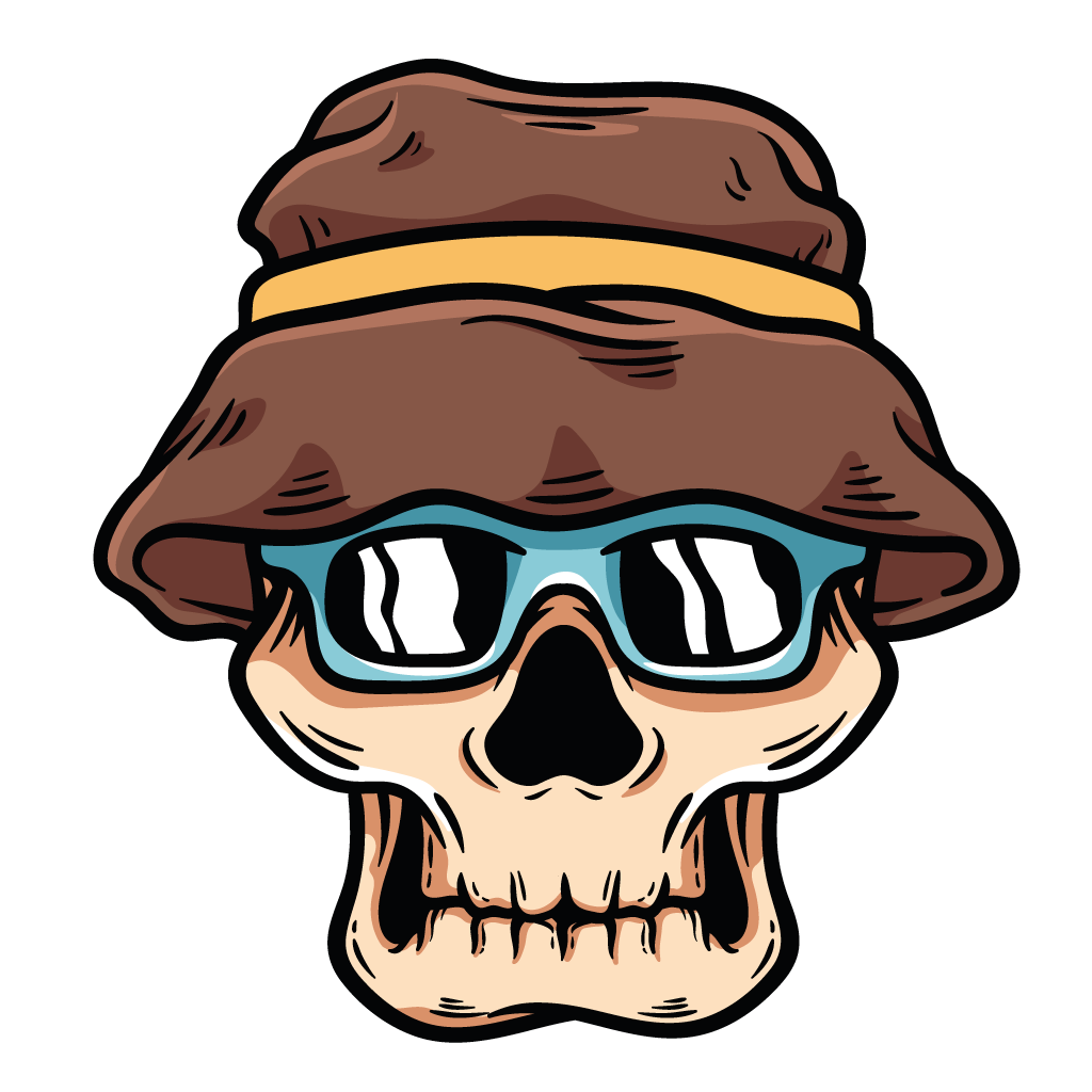 стикер лепенка кола цветна череп очила skull фолио прозорец купе