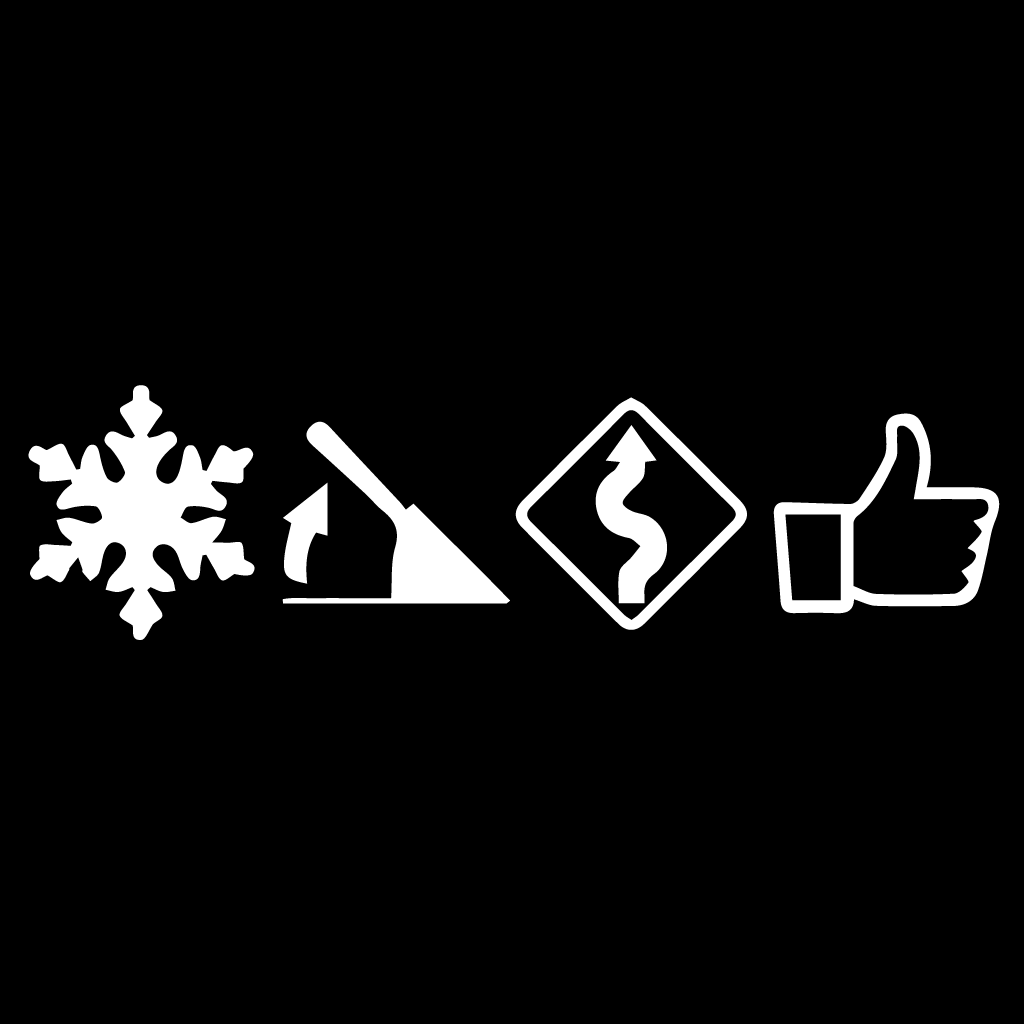 Стикер за автомобил - Snow Drift - Откачен.Бе