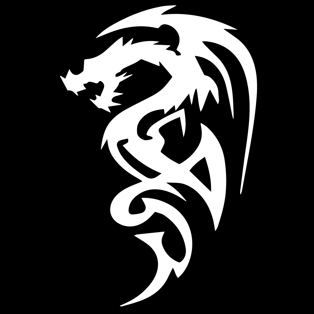 Стикер за автомобил - Tribal Дракон - Откачен.Бе