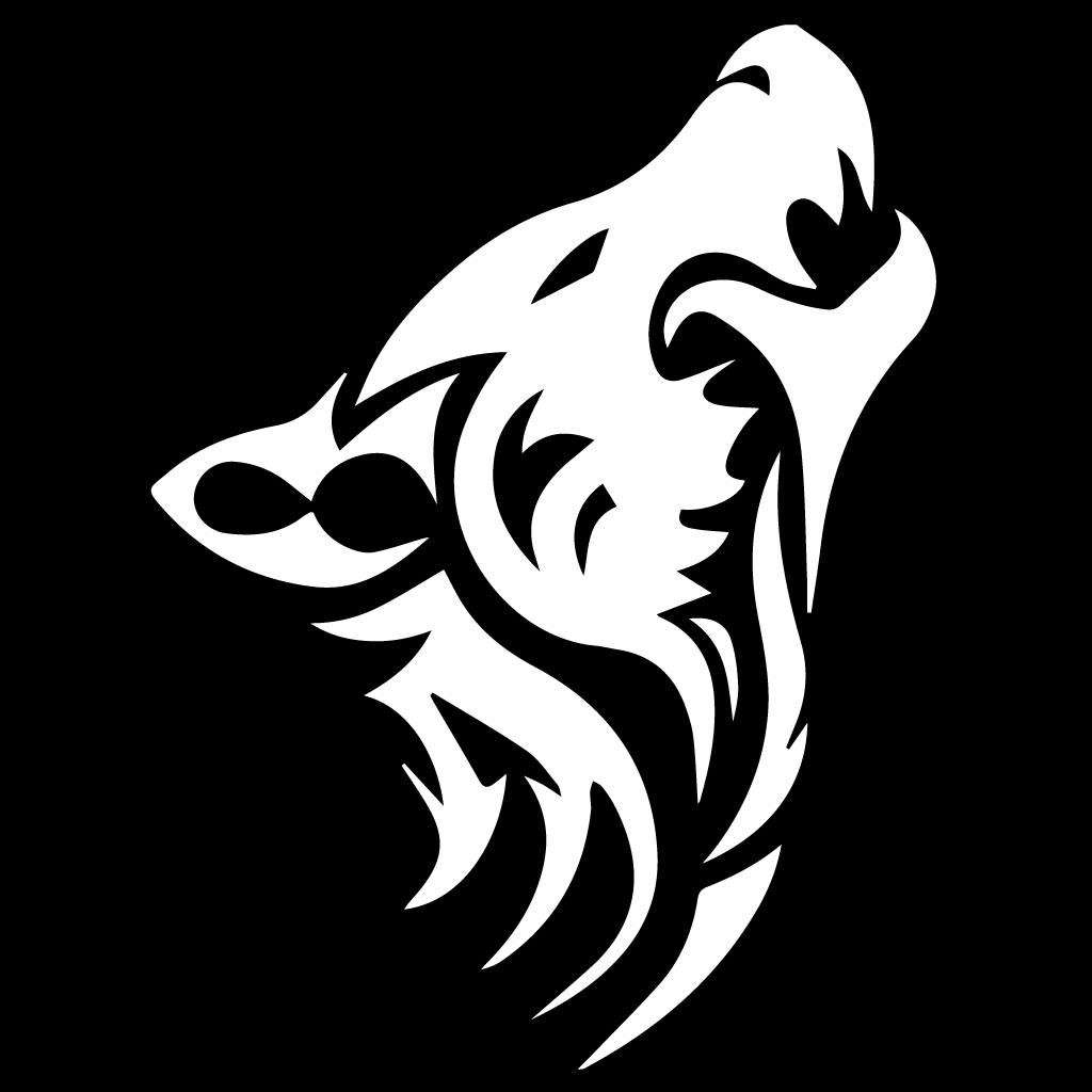 Стикер за автомобил - Tribal Вълк 002