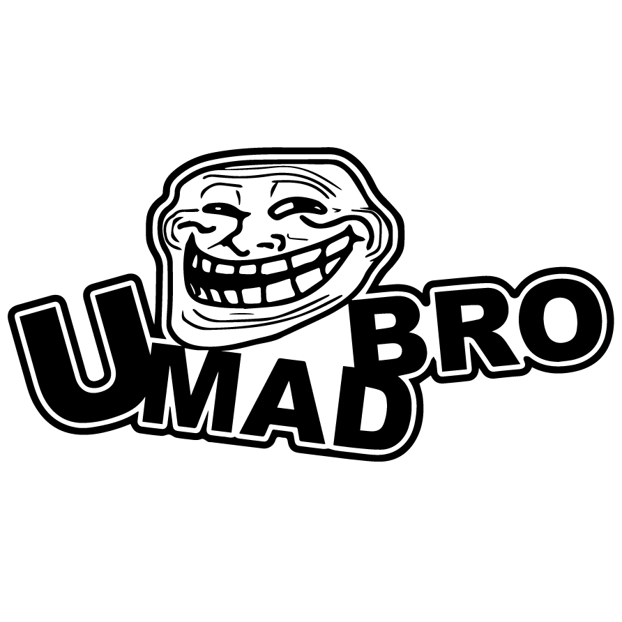 Стикер за автомобил - U Mad Bro? - Откачен.Бе