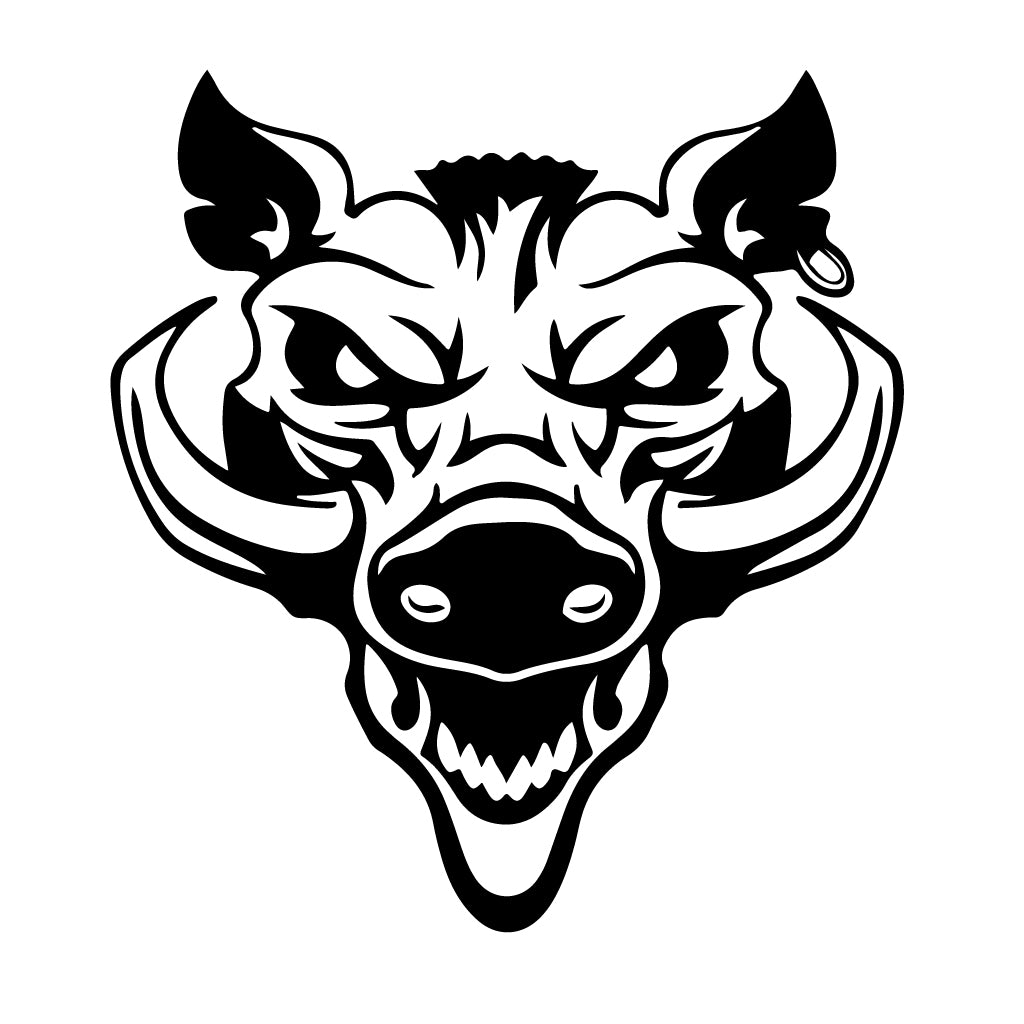 стикер лепенка за кола глиган обеца wild boar джип стъкло капак