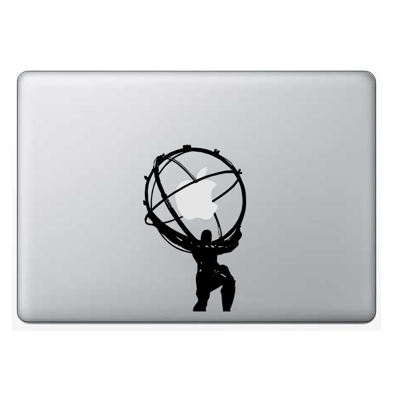 Macbook стикер - Atlas - Откачен.Бе