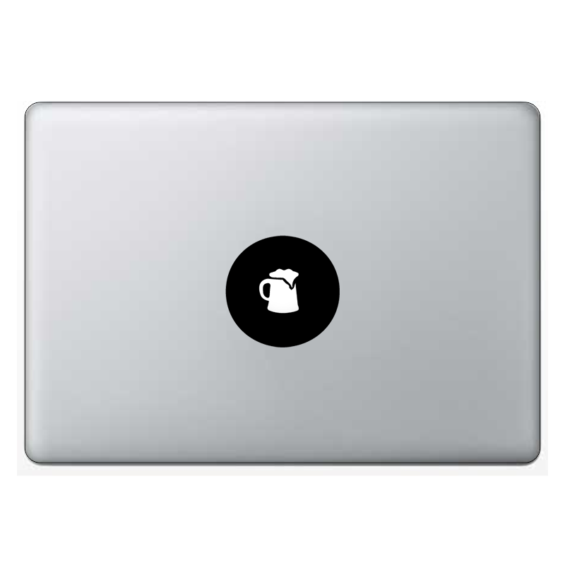 Macbook стикер - Beer - Откачен.Бе