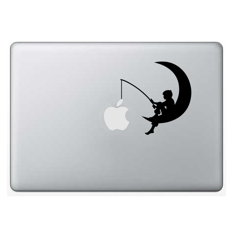 Macbook стикер - Boy and the Moon - Откачен.Бе