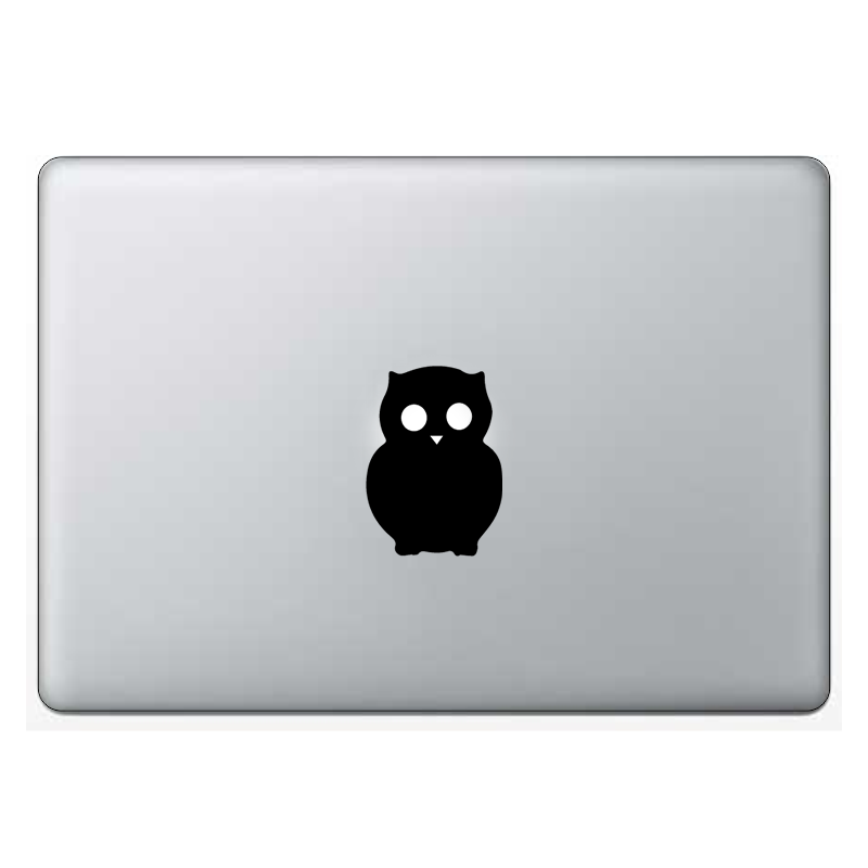 Macbook стикер - Бухал - Откачен.Бе