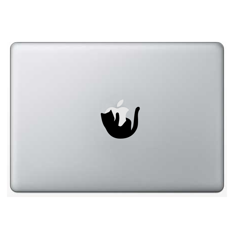 Macbook стикер - Коте - Откачен.Бе