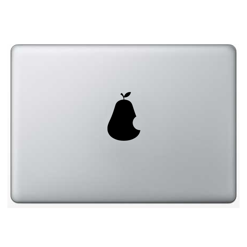 Macbook стикер - Круша - Откачен.Бе