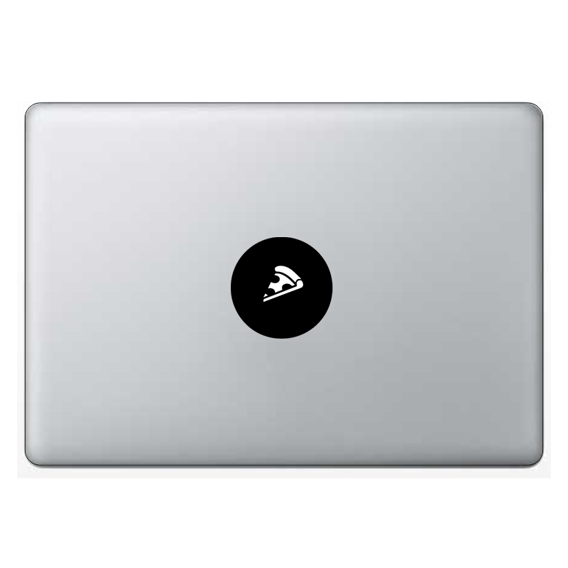 Macbook стикер - Pizza - Откачен.Бе