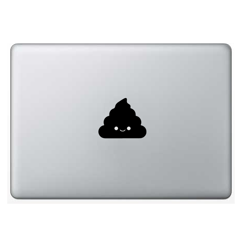Macbook стикер - Poop - Откачен.Бе