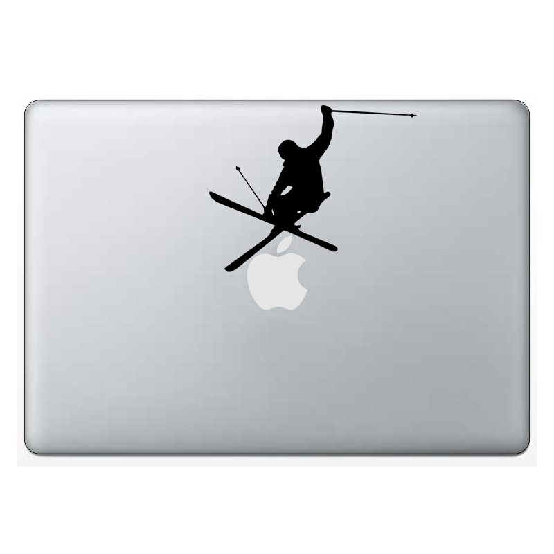 Macbook стикер - Ski - Откачен.Бе