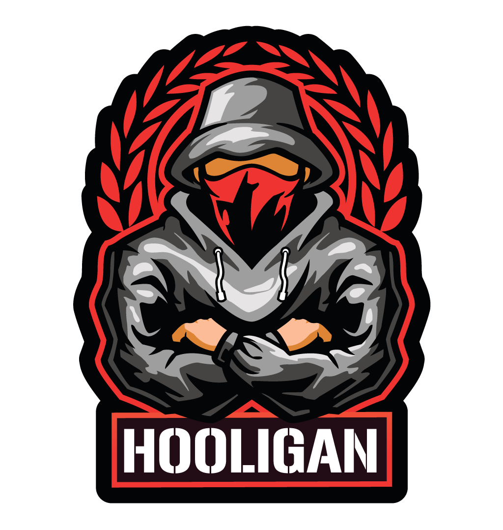 Цветен Стикер за Кола - Hooligan