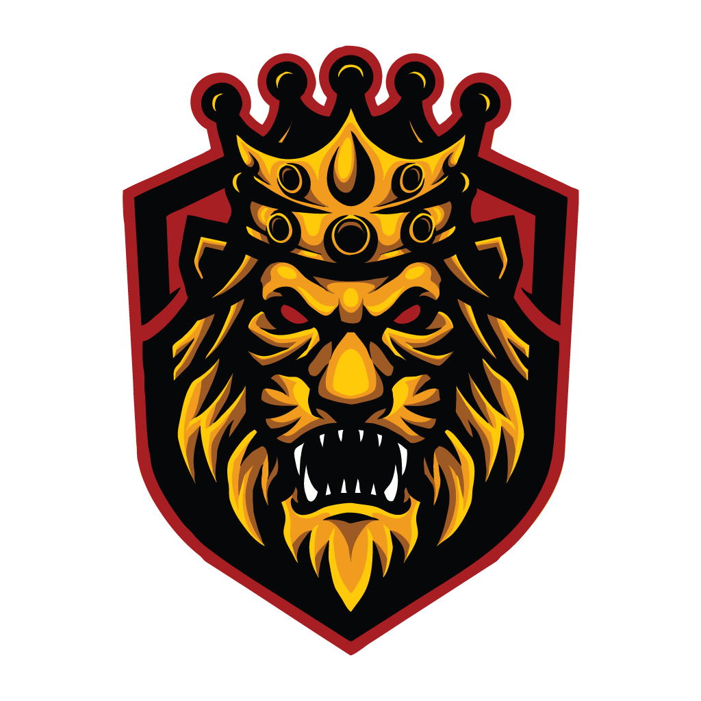 Цветен Стикер - "King Lion"