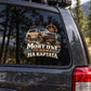 Моят път го няма на картата - Offroad стикер, визуализация върху автомобилно стъкло