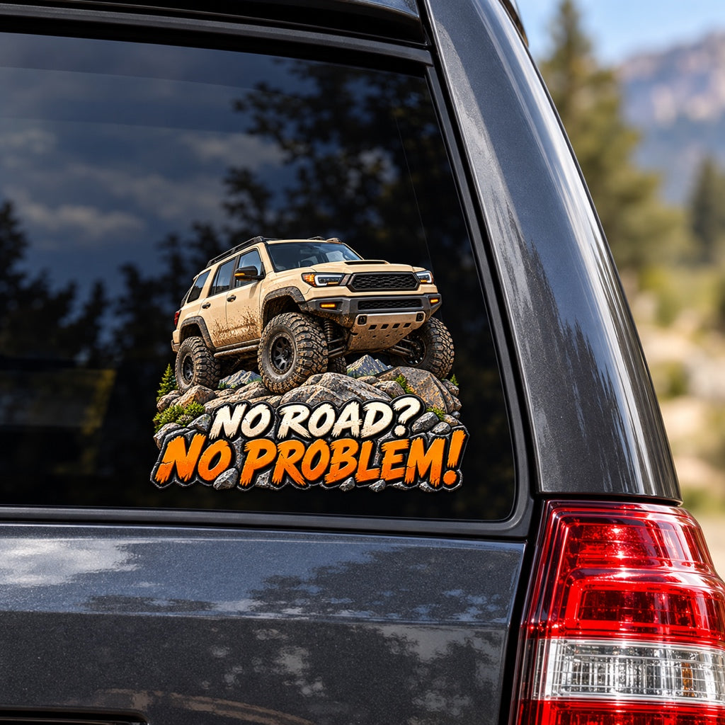 No Road? No Problem! - OFFROAD 4x4, визуализация върху задно стъкло