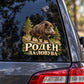 Роден да ловува - реалистичен глиган, визуализация върху стъкло на SUV
