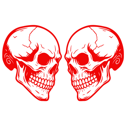 Стикер за автомобил - Skull ( Комплект )