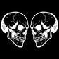 Стикер за автомобил - Skull ( Комплект )