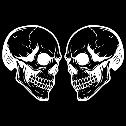 Стикер за автомобил - Skull ( Комплект )