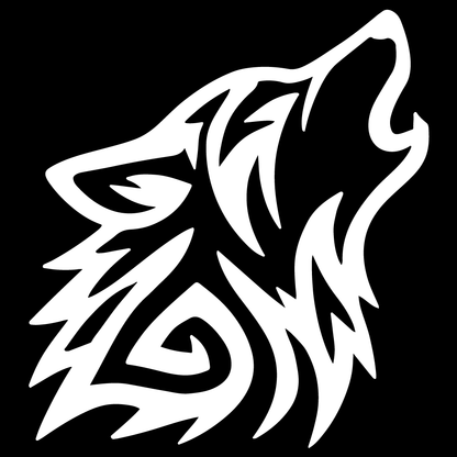 Стикер за автомобил - Tribal Вълк