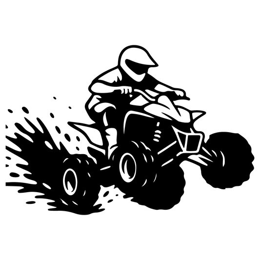 Стикер за автомобил - ATV Rider / АТВ