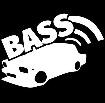 Стикер за автомобил - Bass