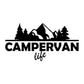 стикер лепенка за кола кемпер хайк camper van life outdoors планина
