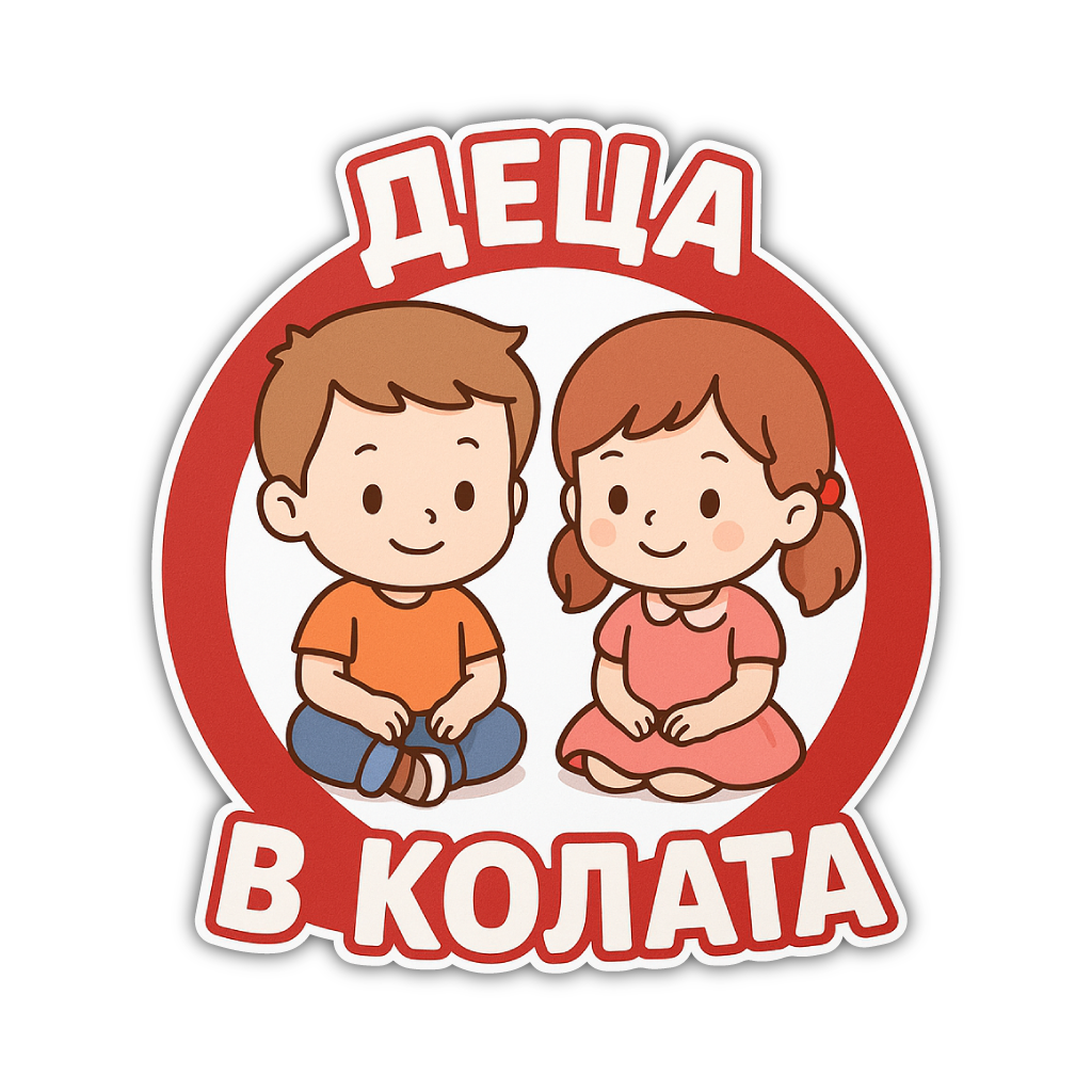 Стикер за Кола - Деца в Колата - 002