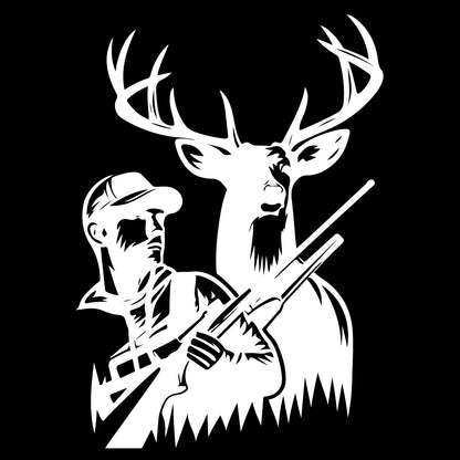 Стикер за автомобил - Deer Hunting 001