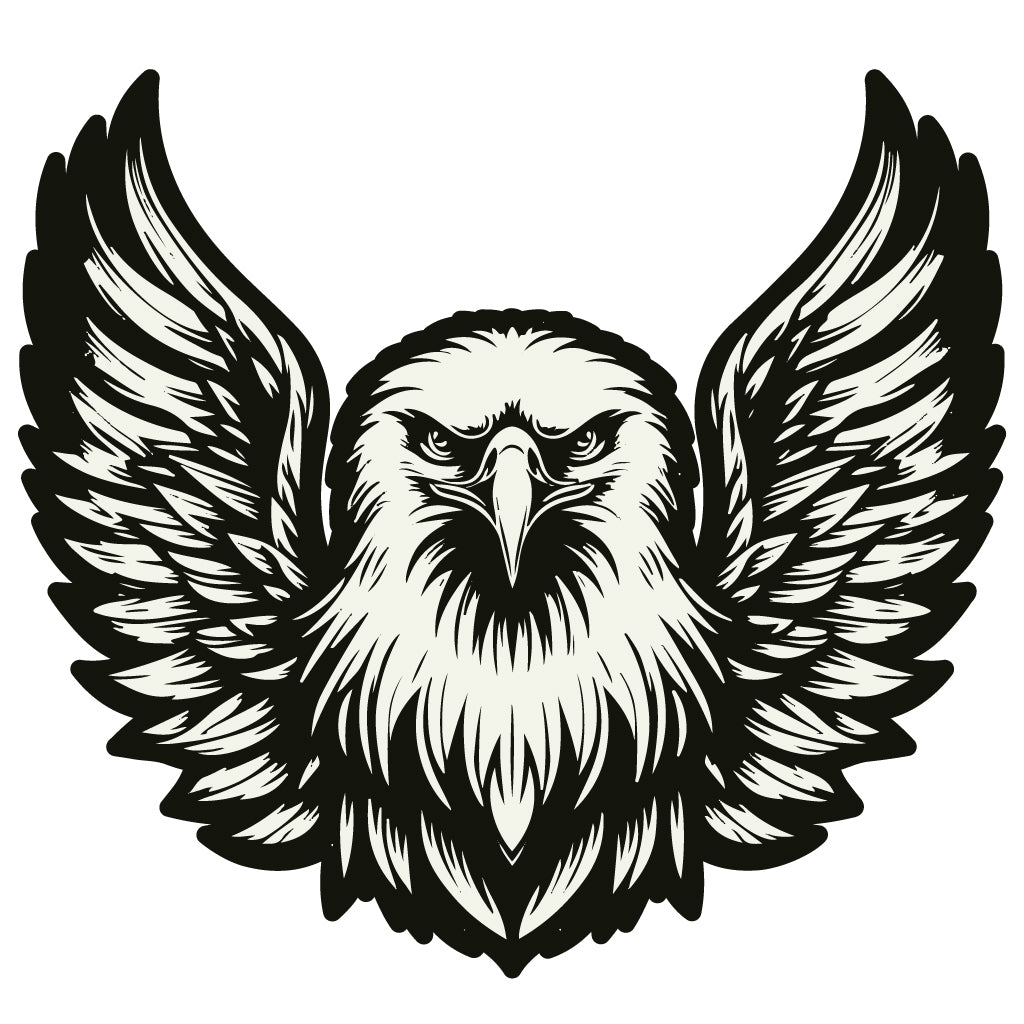 stiker стикер лепенка орел крила птица капак фолио автомобил