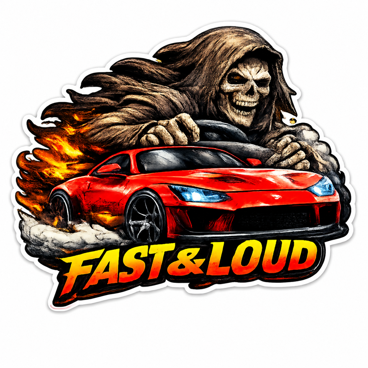 Стикер за Кола - Fast and Loud