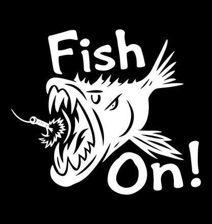Стикер за автомобил - Fish On!