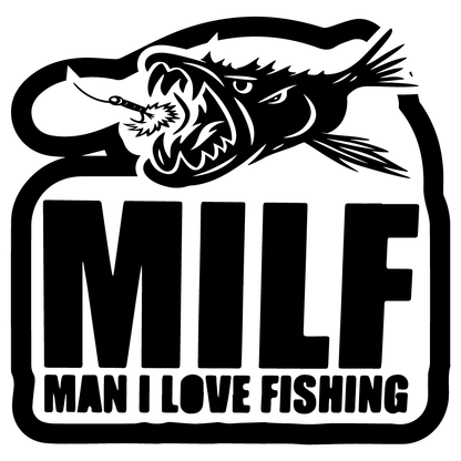 Стикер за автомобил - I Love Fishing