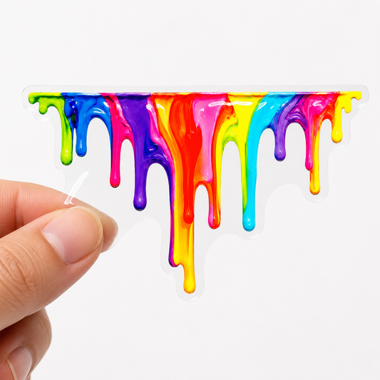 Стикер за Кола - Melting Color Paint