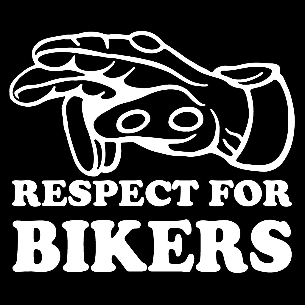 Стикер за автомобил - Respect For Bikers 4
