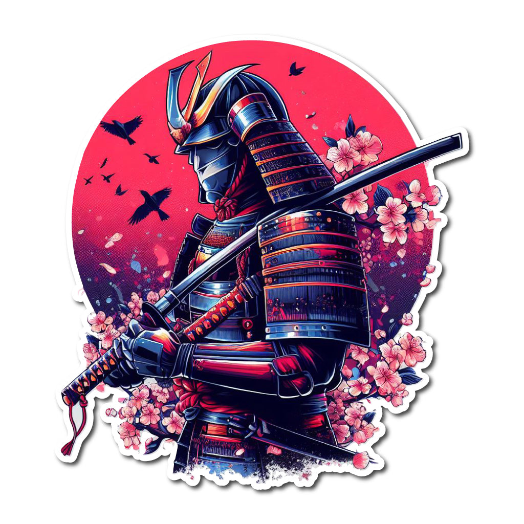 стикер лепенка за кола самурай samurai japan warior стъкло фолио