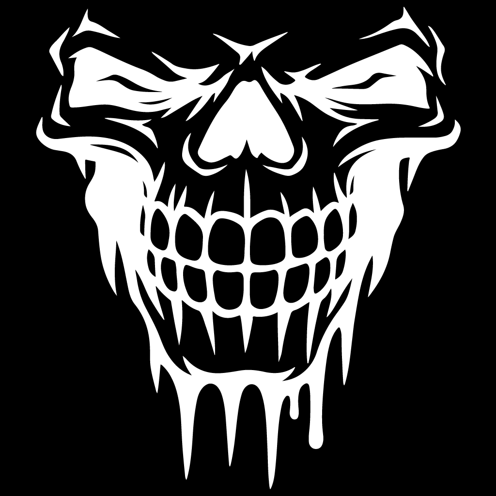 Стикер за автомобил - Skull 002
