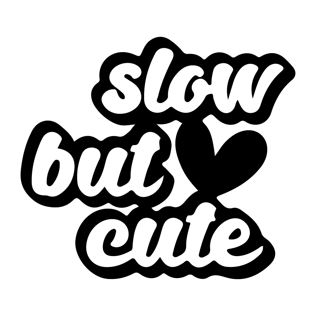 Стикер за автомобил - Slow But Cute