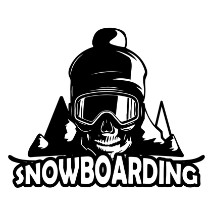 стикер лепенка за кола snowboarding