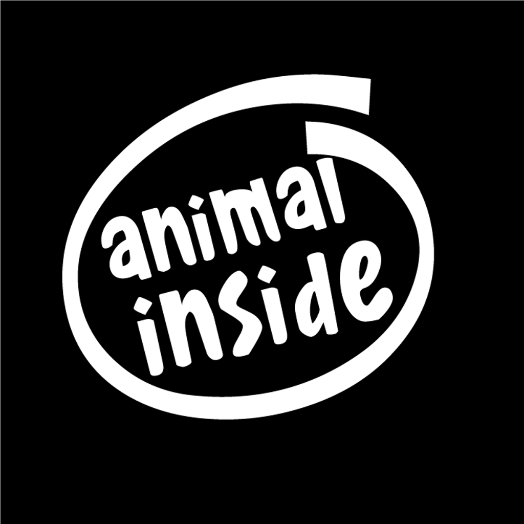 Стикер за автомобил - Animal Inside - Откачен.Бе