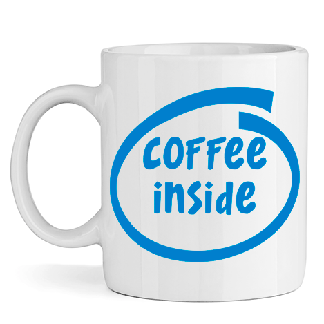 Керамична Чаша Coffe Inside - Откачен.Бе