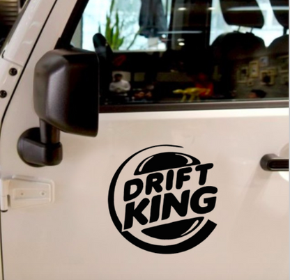 Стикер за автомобил - Drift King - Откачен.Бе