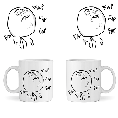 Керамична Чаша - Fap Fap Fap - Откачен.Бе