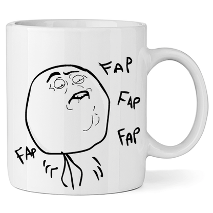 Керамична Чаша - Fap Fap Fap - Откачен.Бе